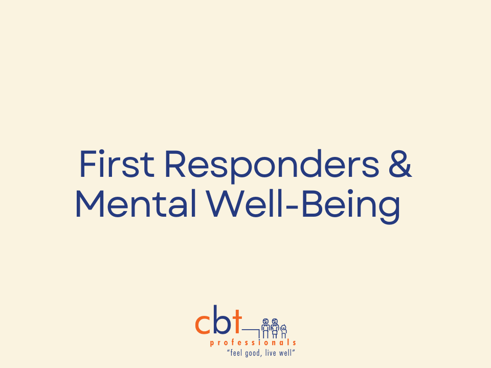 First Responders & Mental Well-Being