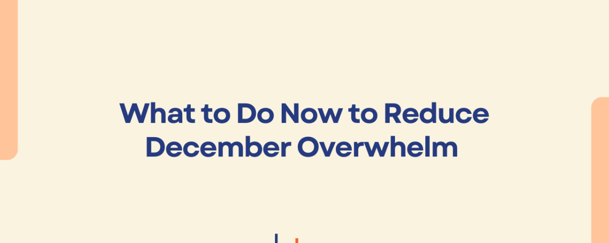 Cope with life overwhelm