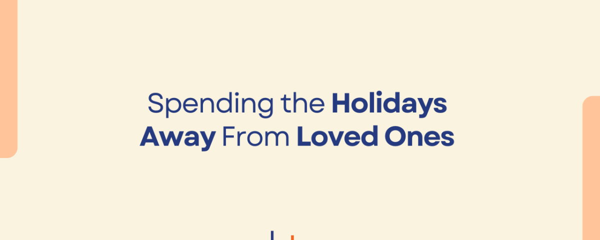 Spending the holidays away from loved ones – CBT Professionals mental wellbeing blog cover image